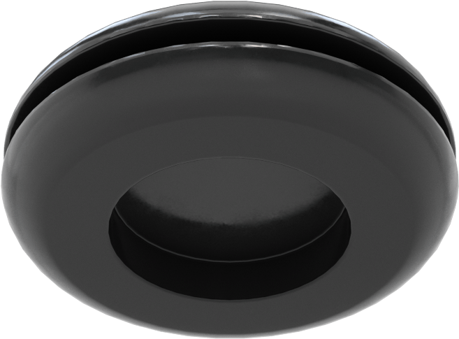 Boyuta Göre Kesilmiş EPDM Kauçuk Grometler, 1“ Delik Çapı ve 5/64” Malzeme Kalınlığı için, 1/64" ila 11/16" ID