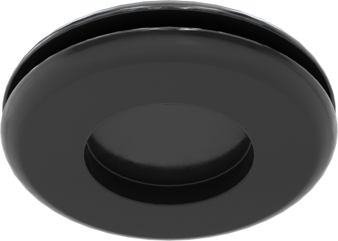 Boyuta Göre Kesilmiş EPDM Kauçuk Grometler, 1-1/8“ delik ve 3/32” malzeme kalınlığı için, 1/64" ila 3/4" ID
