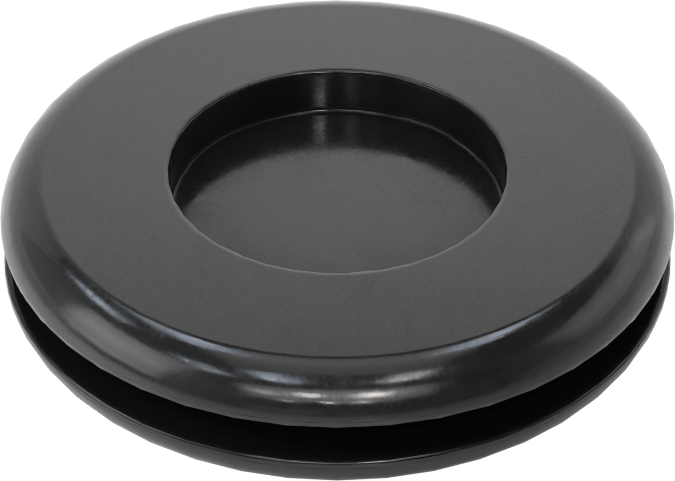 Boyuta Göre Kesilmiş EPDM Kauçuk Grometler, 1-1/8“ delik ve 3/32” malzeme kalınlığı için, 1/64" ila 3/4" ID