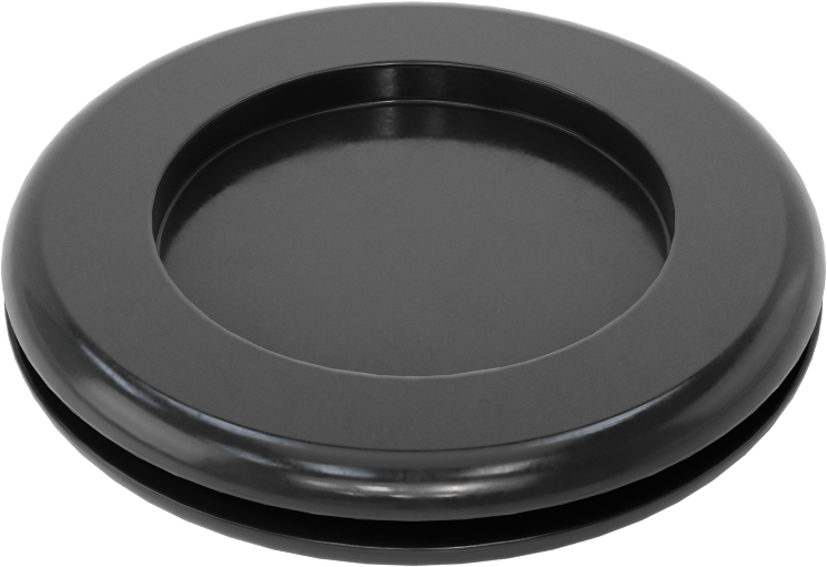 Boyuta Göre Kesilmiş EPDM Kauçuk Grometler, 2“ Delik Çapı ve 3/32” Malzeme Kalınlığı için, 1/64" ila 1-1/2" ID