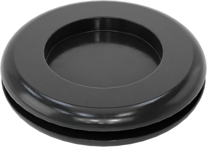 Boyuta Göre Kesilmiş EPDM Kauçuk Grometler, 1-3/8“ Delik Çapı ve 3/32” Malzeme Kalınlığı için, 1/64" ila 1" ID
