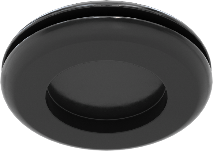 Boyuta Göre Kesilmiş EPDM Kauçuk Grometler, 1-3/8“ Delik Çapı ve 3/32” Malzeme Kalınlığı için, 1/64" ila 1" ID