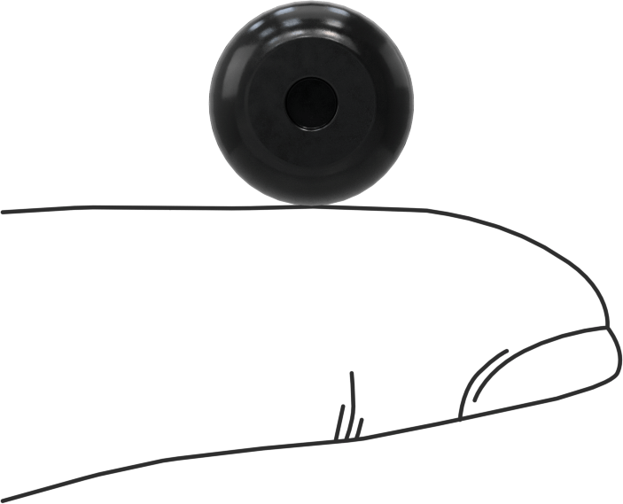 Buna-N Kauçuk Kesim Boyutlu Grometler, 3/8“ Delik Çapı ve 3/32” Malzeme Kalınlığı için, 1/64" ila 1/8" ID