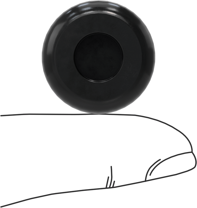 Buna-N Kauçuk Kesim Boyutlu Grometler, 5/8“ Delik Çapı ve 1/8” Malzeme Kalınlığı için, 1/64" ila 3/8" ID