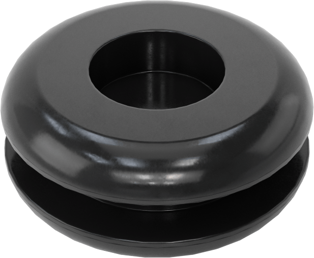 Buna-N Kauçuk Kesim Boyutlu Grometler, 5/8“ Delik Çapı ve 1/8” Malzeme Kalınlığı için, 1/64" ila 3/8" ID