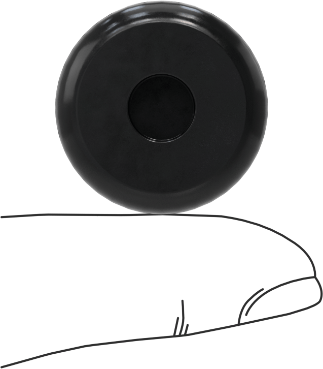 Buna-N Kauçuk Kesim Boyutlu Grometler, 3/4“ Delik Çapı ve 1/8” Malzeme Kalınlığı için, 1/64" ila 5/16" ID