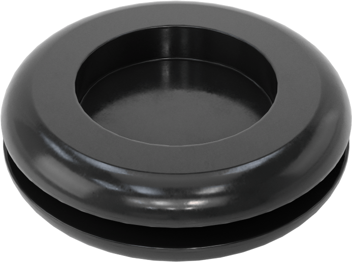 Buna-N Kauçuk Kesim Boyutlu Grometler, 1-3/8“ Delik Çapı ve 1/8” Malzeme Kalınlığı için, 1/64" ila 1" ID