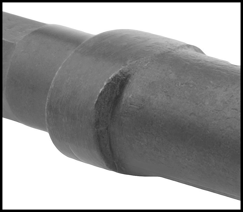 Kırıcı Çekiçler için Keski Ucu, 0,58" Altıgen Şaft, 1/4" Geniş Uçlu Bıçak, 9" Toplam Uzunluk