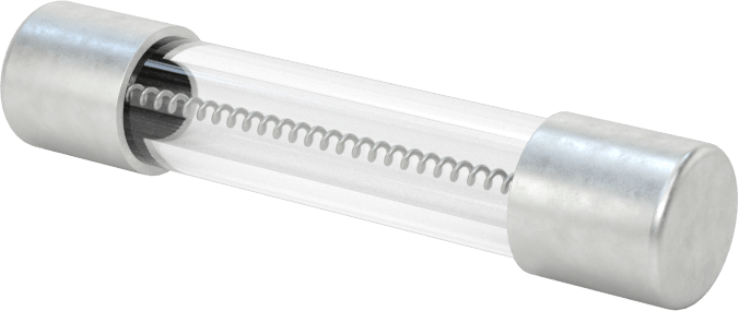 Cam Tüp Sigorta, Zaman Gecikmeli, 1/4" Çap, Anma Ölçüsü 3AG, 15A