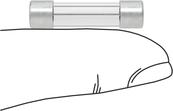 Cam Tüp Sigorta, Hızlı Etkili, 1/4" Çaplı 8AG Boyutu, 2A