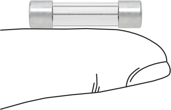 Cam Tüp Sigorta, Hızlı Etkili, 1/4" Çaplı 8AG Boyutu, 8A
