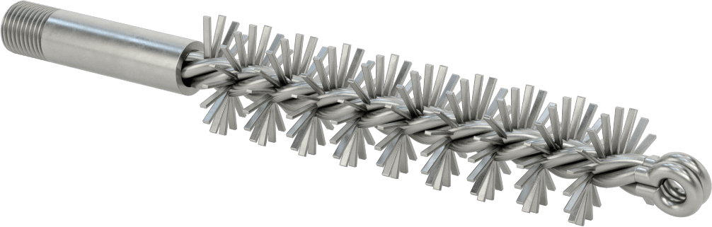 Boru Kazıyıcı, 1/4 NPSM Erkek, 1-1/8" Fırça Çapı