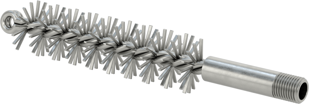 Boru Kazıyıcı, 1/4 NPSM Erkek, 1-1/4" Fırça Çapı