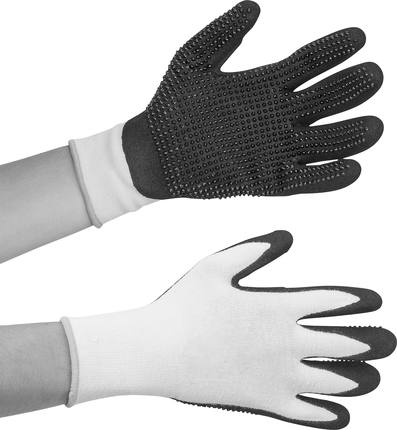 Acrylic with Nitrile Grip