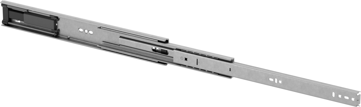 Yumuşak Kapanan Çelik Çekmece Kılavuzları, 16" Kapalı Uzunluk