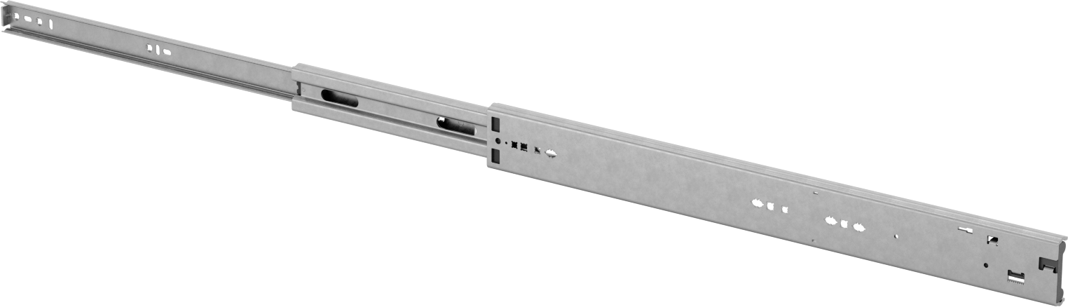 Yumuşak Kapanan Çelik Çekmece Kılavuzları, 20" Kapalı Uzunluk