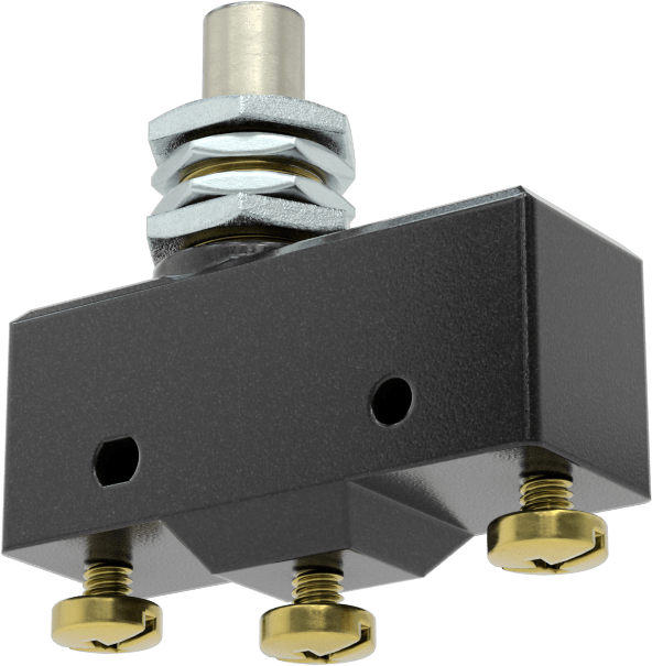 Anlık Anahtar, Pistonlu Aktüatör, 1/2" Kesik Çapı için, 2 hp @ 250V AC