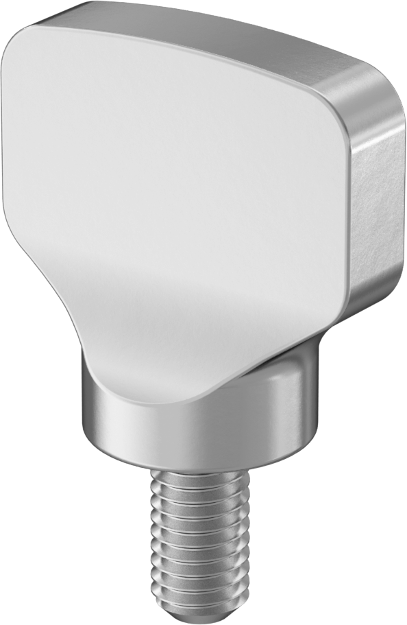Sıhhi Kürek Başlı Parmak Vidası, M5 x 0,80 mm Diş Boyutu, 10 mm Uzunluk