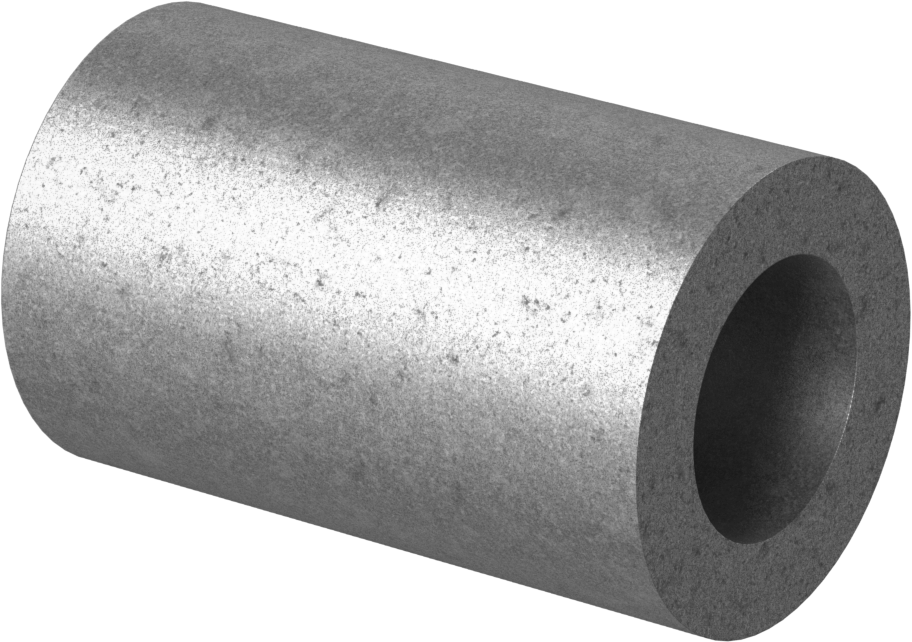 Gıda ve İçecek için Yağ Emdirilmiş Kovanlı Rulman, 841 Bronz, 6 mm Mil Çapı ve 10 mm Muhafaza İç Çapı için, 16 mm Uzunluk