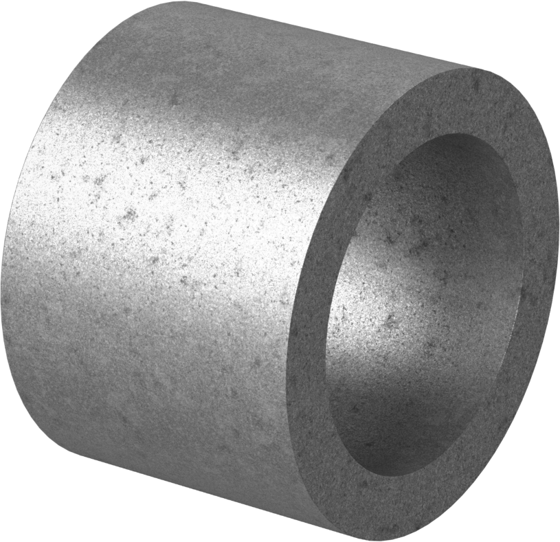 Gıda ve İçecek için Yağ Emdirilmiş Kovanlı Rulman, 841 Bronz, 8 mm şaft çapı ve 11 mm gövde iç çapı için, 8 mm Uzunluk