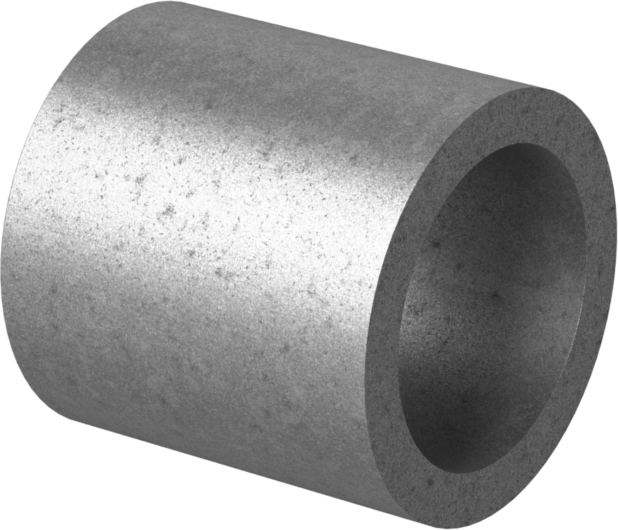 Gıda ve İçecek için Yağ Emdirilmiş Kovanlı Rulman, 841 Bronz, 12 mm Mil ve 16 mm Gövde İç Çapı için, 16 mm Uzunluk