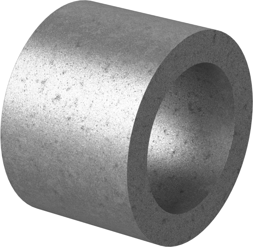 Gıda ve İçecek için Yağ Emdirilmiş Kovanlı Rulman, 841 Bronz, 14 mm Mil ve 20 mm Muhafaza İç Çapı için, 14 mm uzunluk