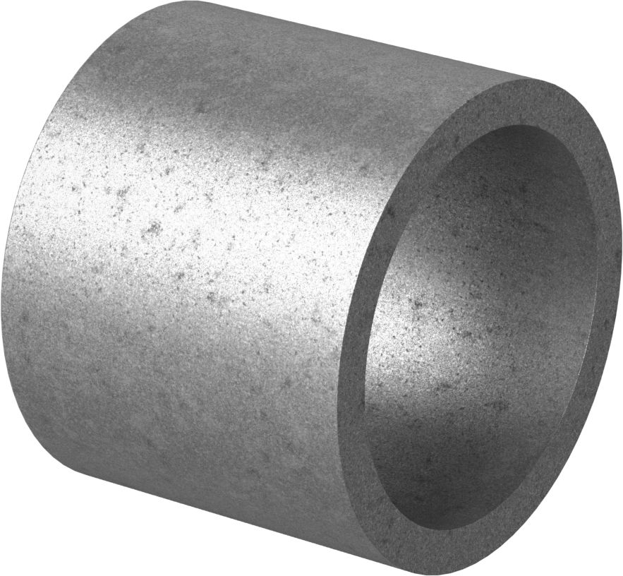 Gıda ve İçecek için Yağ Emdirilmiş Kovanlı Rulman, 841 Bronz, 18 mm şaft ve 22 mm gövde iç çapı için, 18 mm Uzunluk