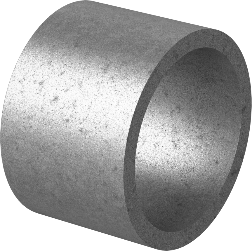 Gıda ve İçecek için Yağ Emdirilmiş Kovanlı Rulman, 841 Bronz, 20 mm mil ve 24 mm gövde iç çapı için, 16 mm Uzunluk