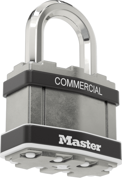 Hava Koşullarına Dayanıklı Eş Anahtarlı Asma Kilit, Sekizgen Kelepçe, Master Lock M1Kasts, Anahtar Numarası 2035