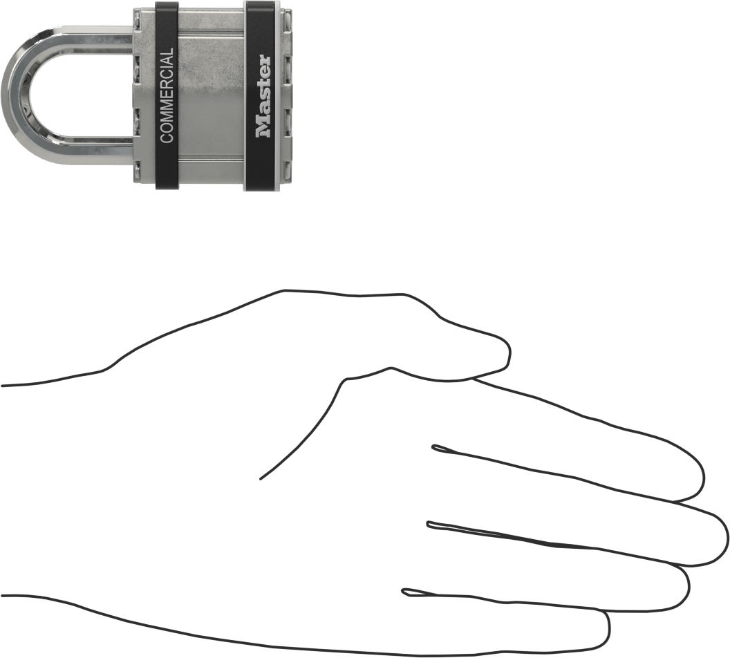 Hava Koşullarına Dayanıklı Eş Anahtarlı Asma Kilit, Sekizgen Kelepçe, Master Lock M1Kasts, Anahtar Numarası 0356
