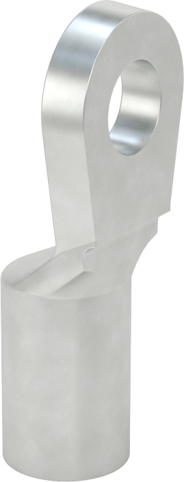 Pil Terminali Konektörü, 3/8" Ağır Hizmet Tipi Lug, Sıkma, 2 AWG
