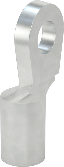 Pil Terminali Konektörü, 3/8" Ağır Hizmet Tipi Lug, Sıkma, 1 AWG