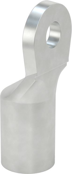 Pil Terminali Konektörü, 3/8" Ağır Hizmet Tipi Lug, Sıkma, 4/0 AWG