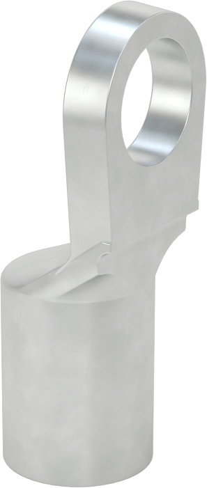 Pil Terminali Konektörü, 1/2" Ağır Hizmet Tipi Pabuç, Sıkma, 3/0 AWG