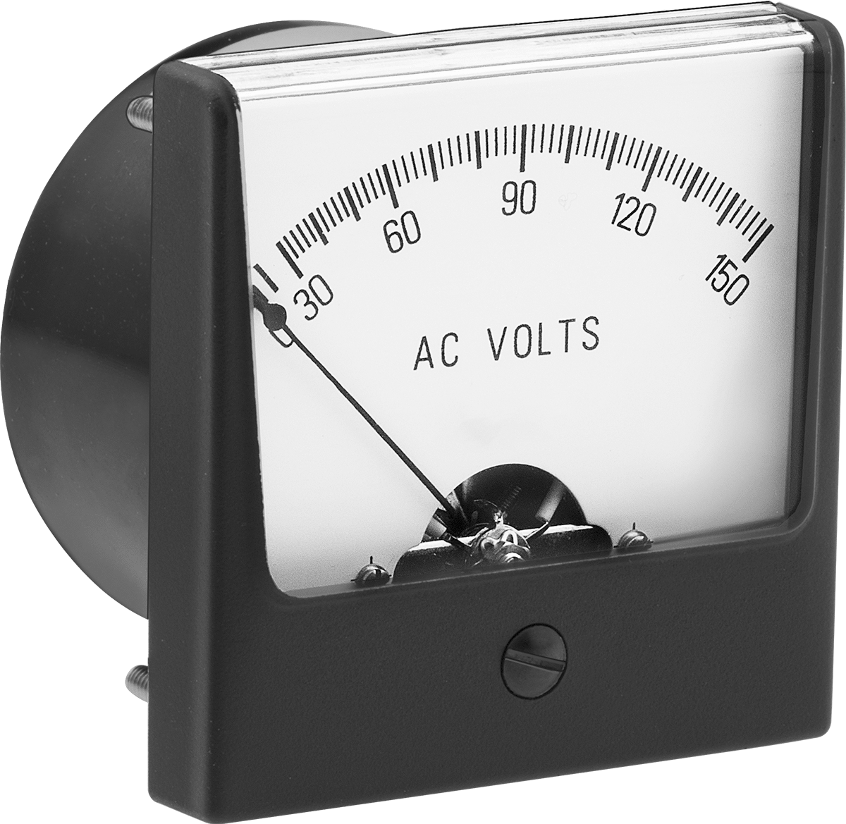 Analog Elektrik Paneli Ölçer, 0-150 V AC Ölçer, Akrilik Pencere, 2,47 inç Yükseklik