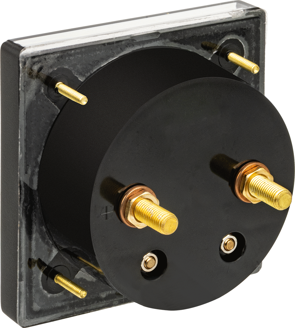 Analog Elektrik Paneli Ölçer, 0-30 V DC Ölçer, Akrilik Pencere, 3,25 inç Yükseklik