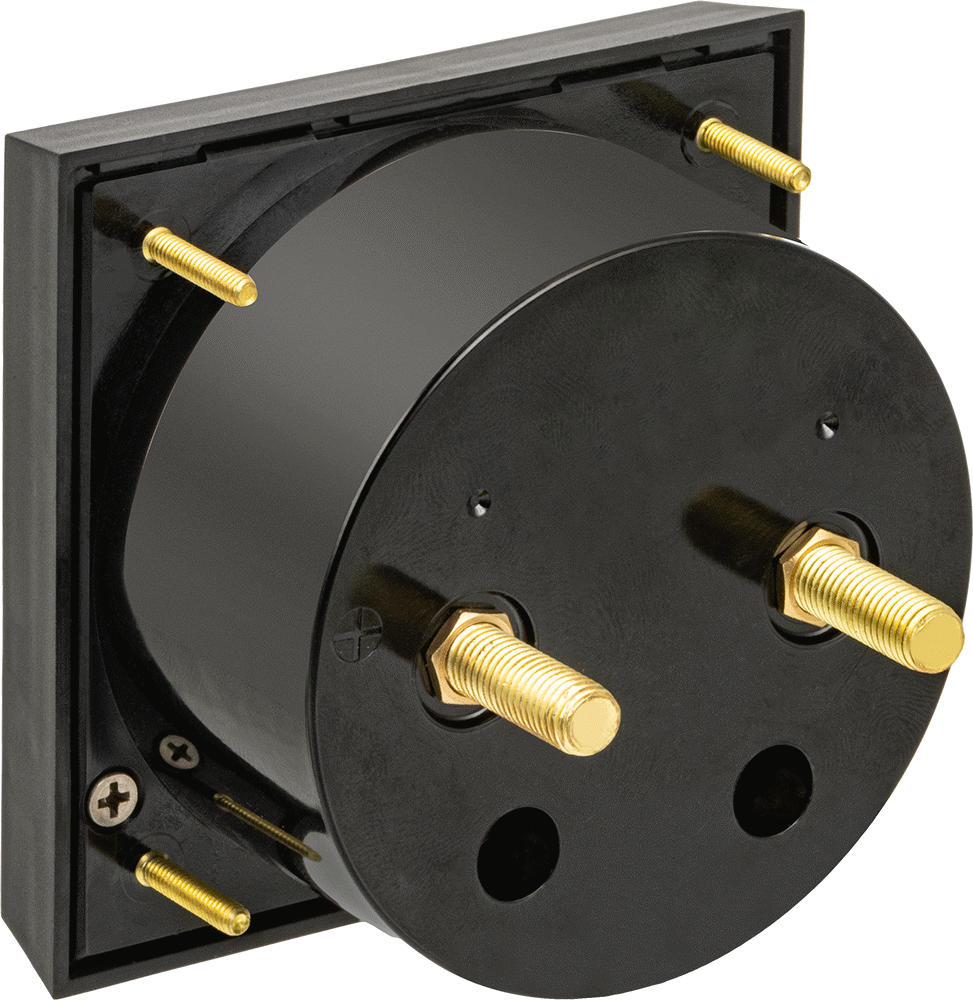 Analog Elektrik Paneli Ölçer, 0-10V DC Ölçer, Cam Pencere, 3" Yükseklik