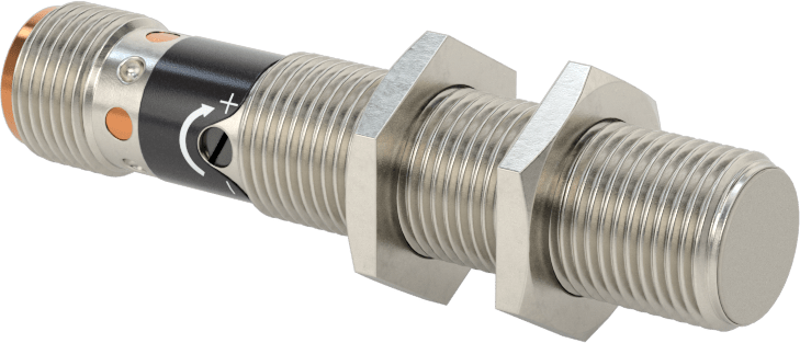 DC Evrensel Nesne Yakınlık Anahtarı, 3 Kutuplu Fiş, Paslanmaz Çelik, 12 mm Çap, 4 mm Çalışma Mesafesi