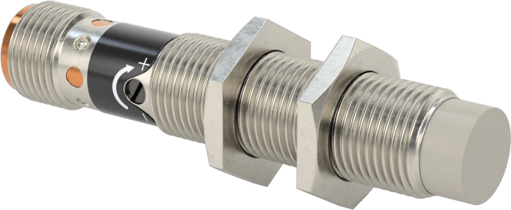 DC Evrensel Nesne Yakınlık Anahtarı, 3 Kutuplu Fiş, Paslanmaz Çelik, 12 mm Çap, 8 mm Algılama Mesafesi