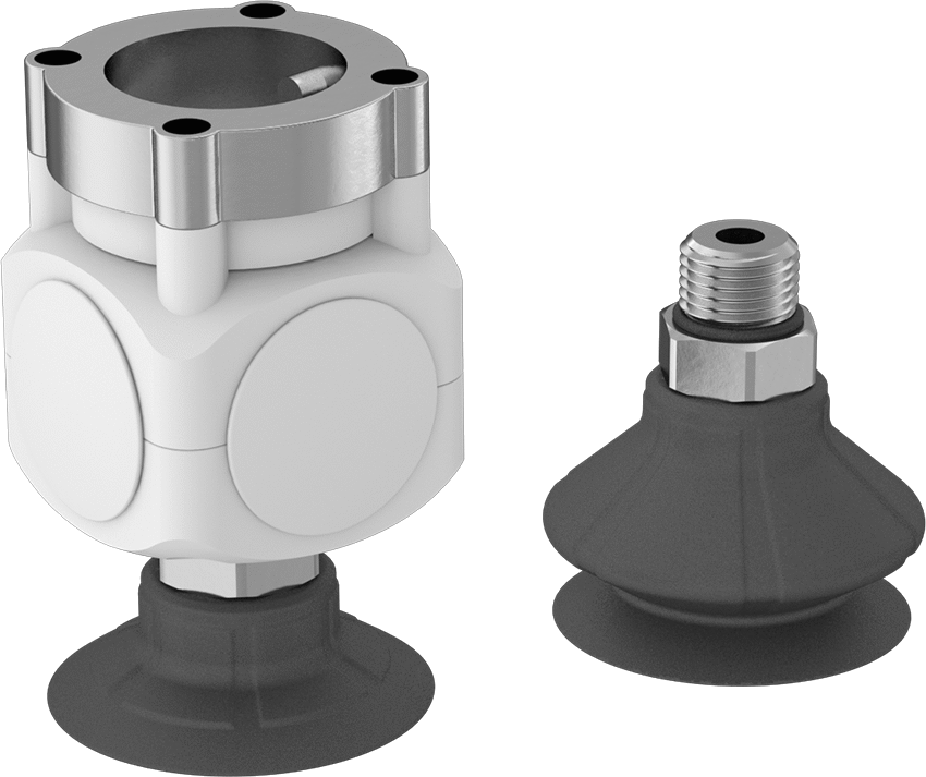 Elektrikli Robot Hazır Vakum Kaldırıcı için 1-Kupası Montajı