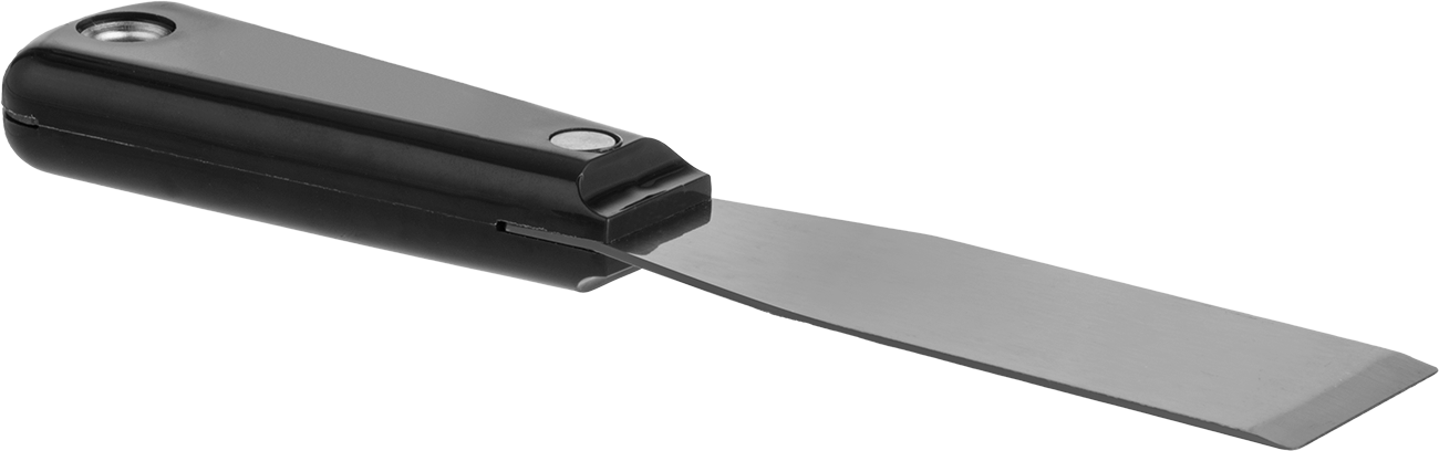 Çelik Bıçaklı Macun Sürme Bıçağı, 1-5/16“ Genişlik x 3,625” Uzunluk Eğimli Kenarlı Düz Bıçak