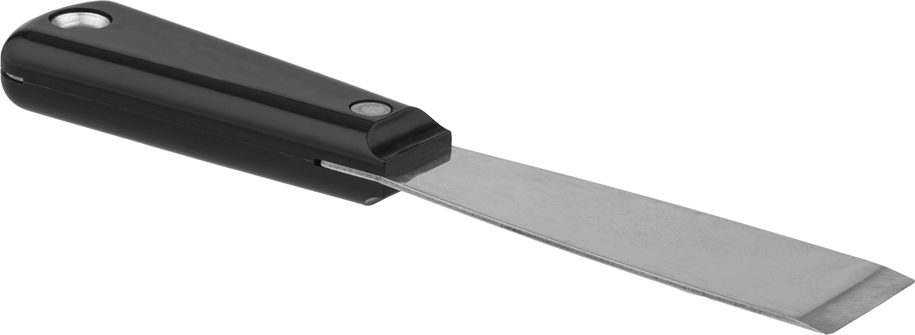 Kıvılcım Çıkarmayan Macun Bıçağı, Plastik Sap ile, 1-1/4“ Genişlik x 3,25” Uzunlukta Bıçak