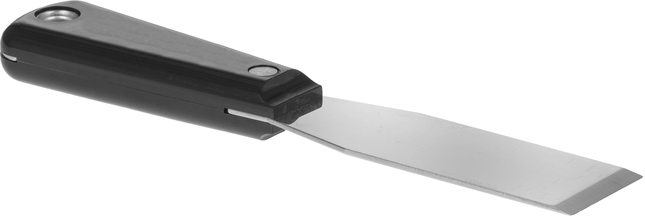 Kıvılcım Çıkarmayan Macun Bıçağı, Plastik Sap ile, 1-5/16“ Genişlik x 3,25” Uzunluk Bıçak