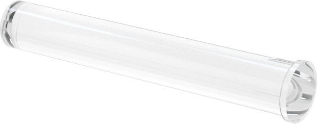 Minyatür LED Ampuller için Işık Borusu, 0,75" Uzunluk, 3 mm ampul çapı için