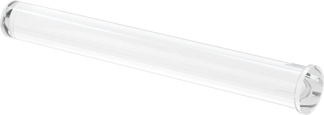 Minyatür LED Ampuller için Işık Borusu, 1" Uzunluk, 3 mm ampul çapı için