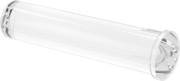 Minyatür LED Ampuller için Işık Borusu, 0,5" Uzunluk, 3 mm ampul çapı için