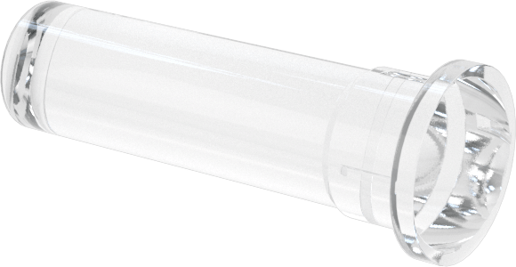 Minyatür LED Ampuller için Işık Borusu, 0,5" Uzunluk, 5 mm Ampul Çapı için