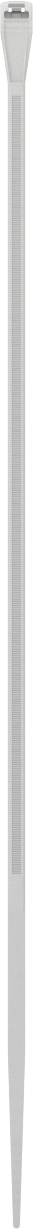 Naylon Plastik Kablo Bağı, Kavisli Başlık, Krem, Standart, 10-1/4" Uzunluk