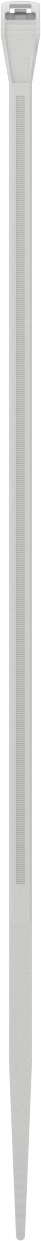 Naylon Plastik Kablo Bağı, Kavisli Başlık, Krem, Standart, 10-3/4" Uzunluk