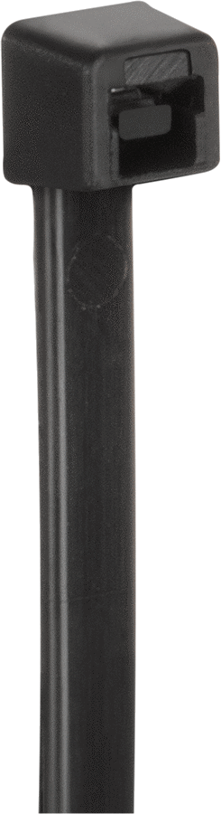 Naylon Plastik Kablo Bağı, Standart, 15-3/8" Uzunluk, 4-5/16" Maksimum Demet Çapı için, Siyah